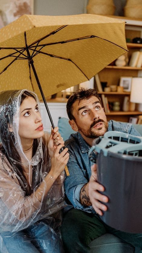 When raining in the house becomes a big plumbing emergency When raining in the house becomes a big plumbing emergency