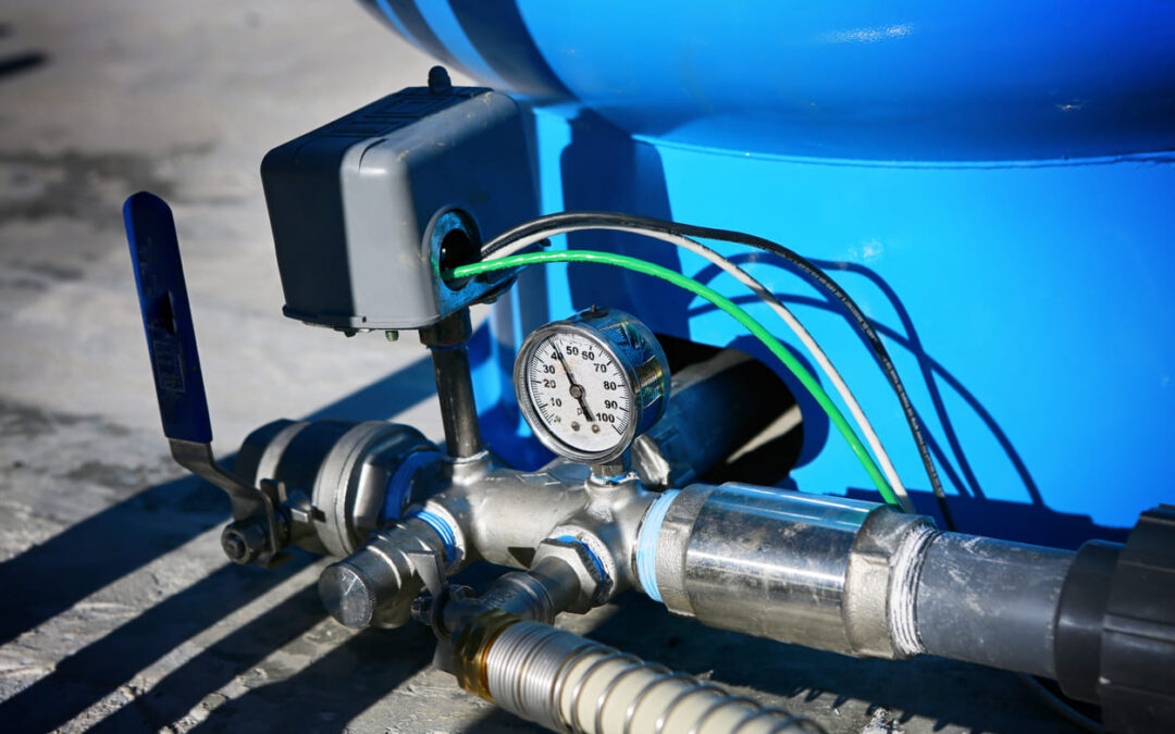 proper water pressure into the well pressure tank