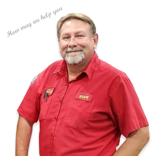 Pete always asks how may we help you
