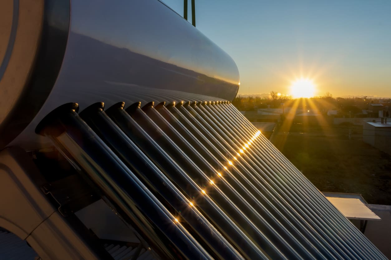 Solar Water Heater on roof of Knoxville TN Solar Water Heater on roof of Knoxville TN
