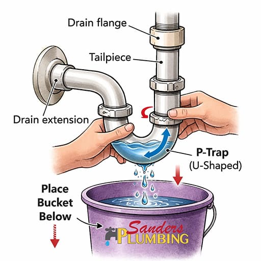 Clean your p trap manually